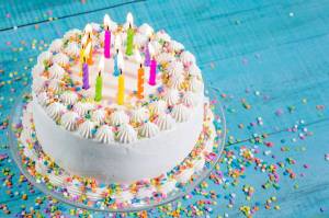 Раскраска торт на день рождения #35 #163410