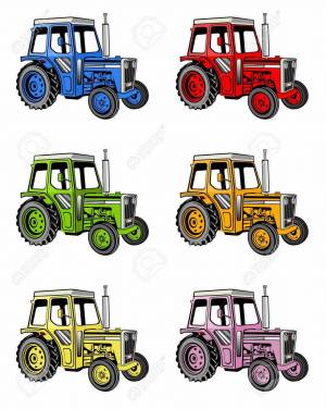 Раскраска трактор для детей 4 5 лет #26 #163705