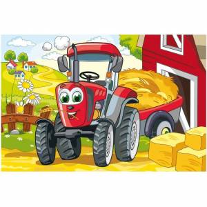 Раскраска трактор для малышей #4 #163721