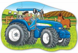 Раскраска трактор для малышей #13 #163730