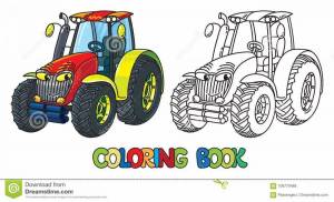 Раскраска трактора для детей 5 6 лет #31 #163894