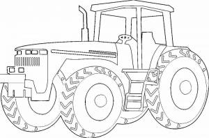 Раскраска трактора для мальчиков #7 #163908