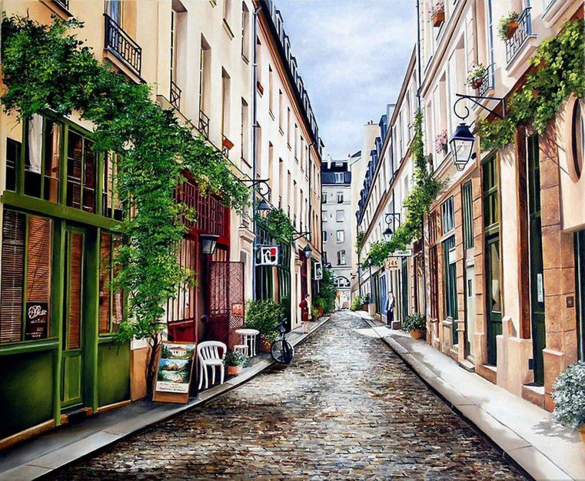 Ул вид. Улица Моконсей Париж. Старинные улочки Парижа. Париж улочки Парижа. Улица Норвен Париж.