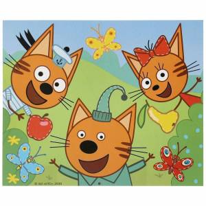 Раскраска три кота для детей 4 5 лет #35 #164526