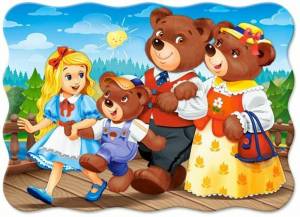Раскраска три медведя для детей #9 #164640