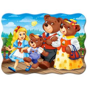 Раскраска три медведя для детей #10 #164641