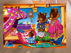 Раскраска три медведя для детей #12 #164643