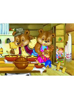 Раскраска три медведя для детей #19 #164650