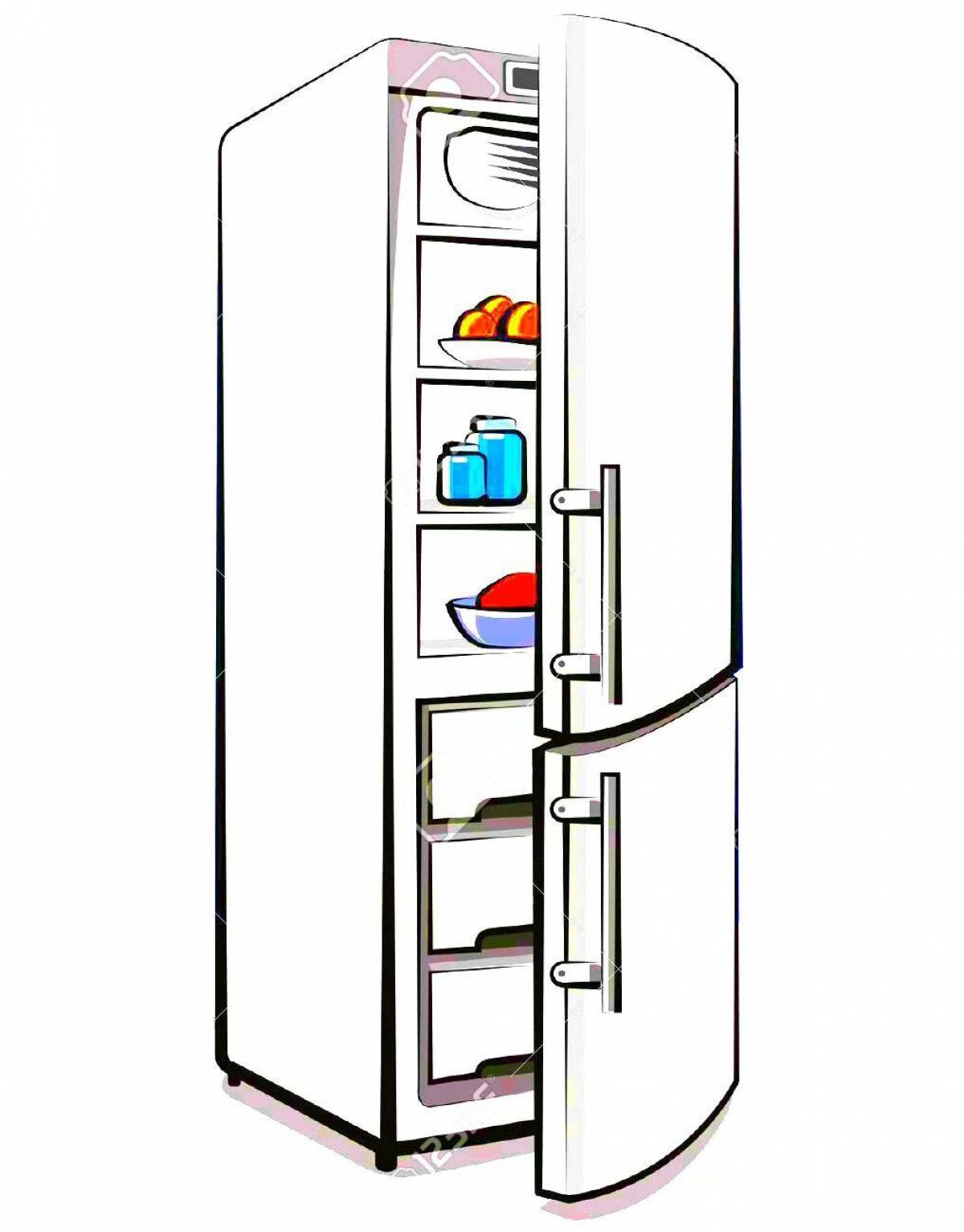 Картинка холодильник для детей. Холодильник для детей. Холодильник для дошкольников. Холодильник рисунок для детей. Холодильник рисованный.