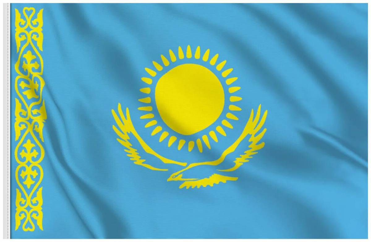 Флаг казахстана #2