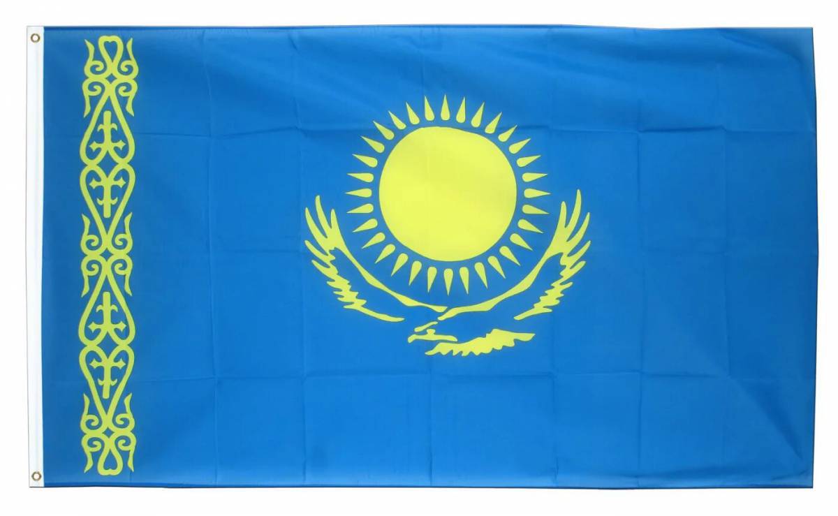 Флаг казахстана #4