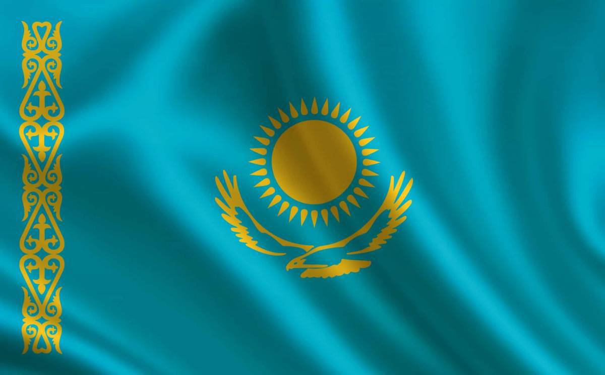 Флаг казахстана #5