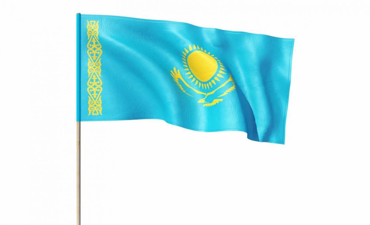 Флаг казахстана #6