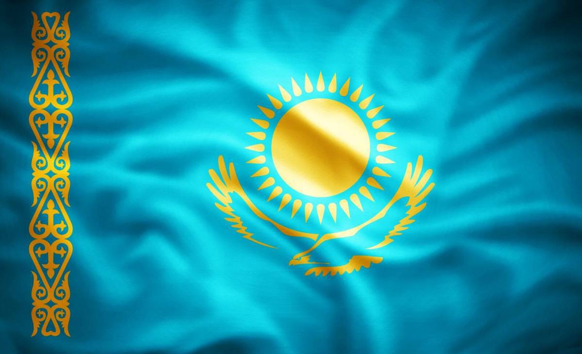 Флаг казахстана #8