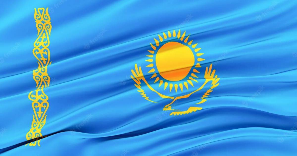 Флаг казахстана #10