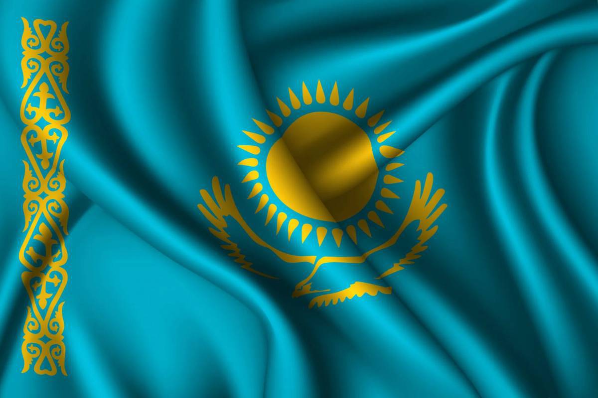 Флаг казахстана #11