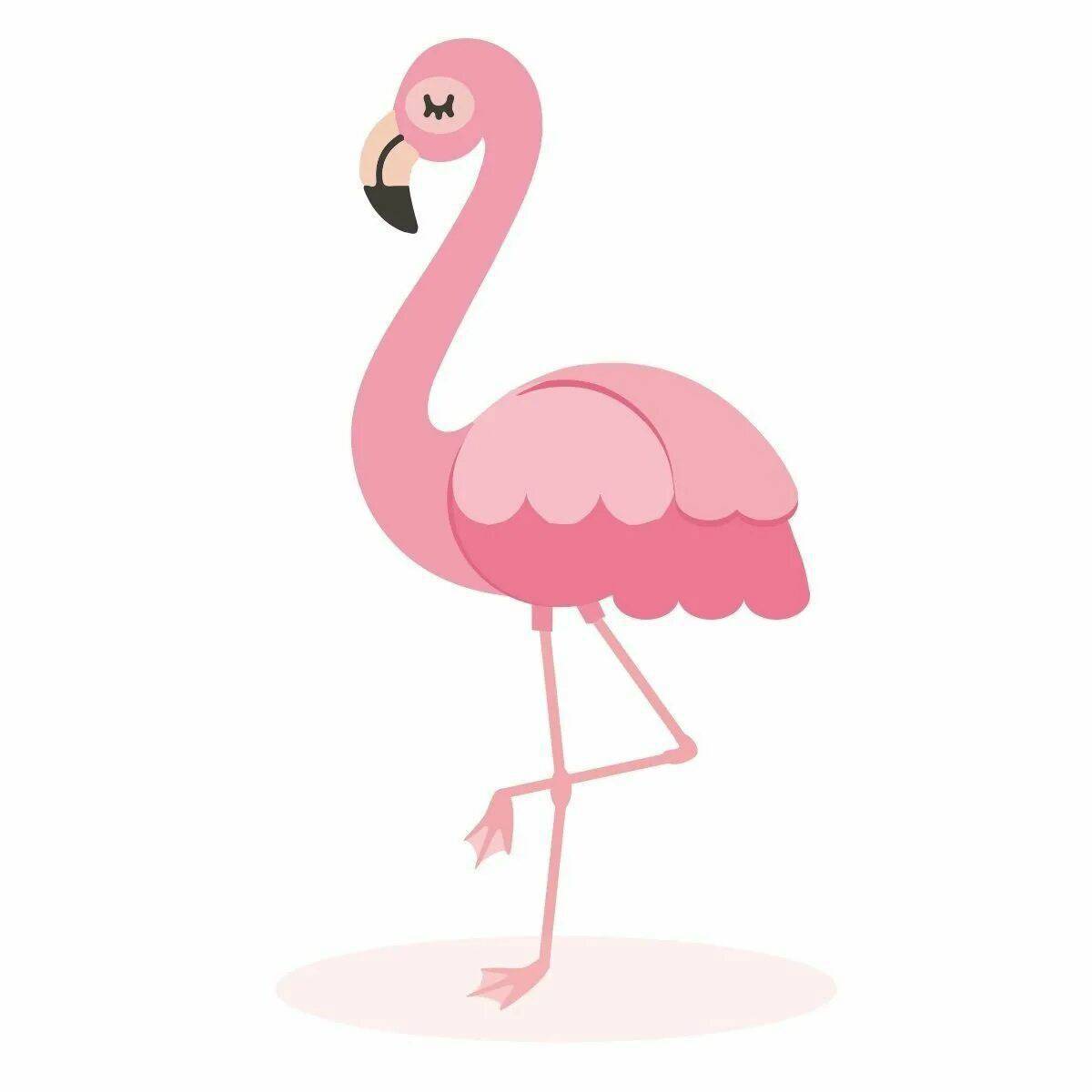 Фламинго для детей #24