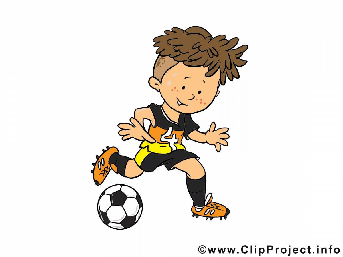 Футболист для детей #8