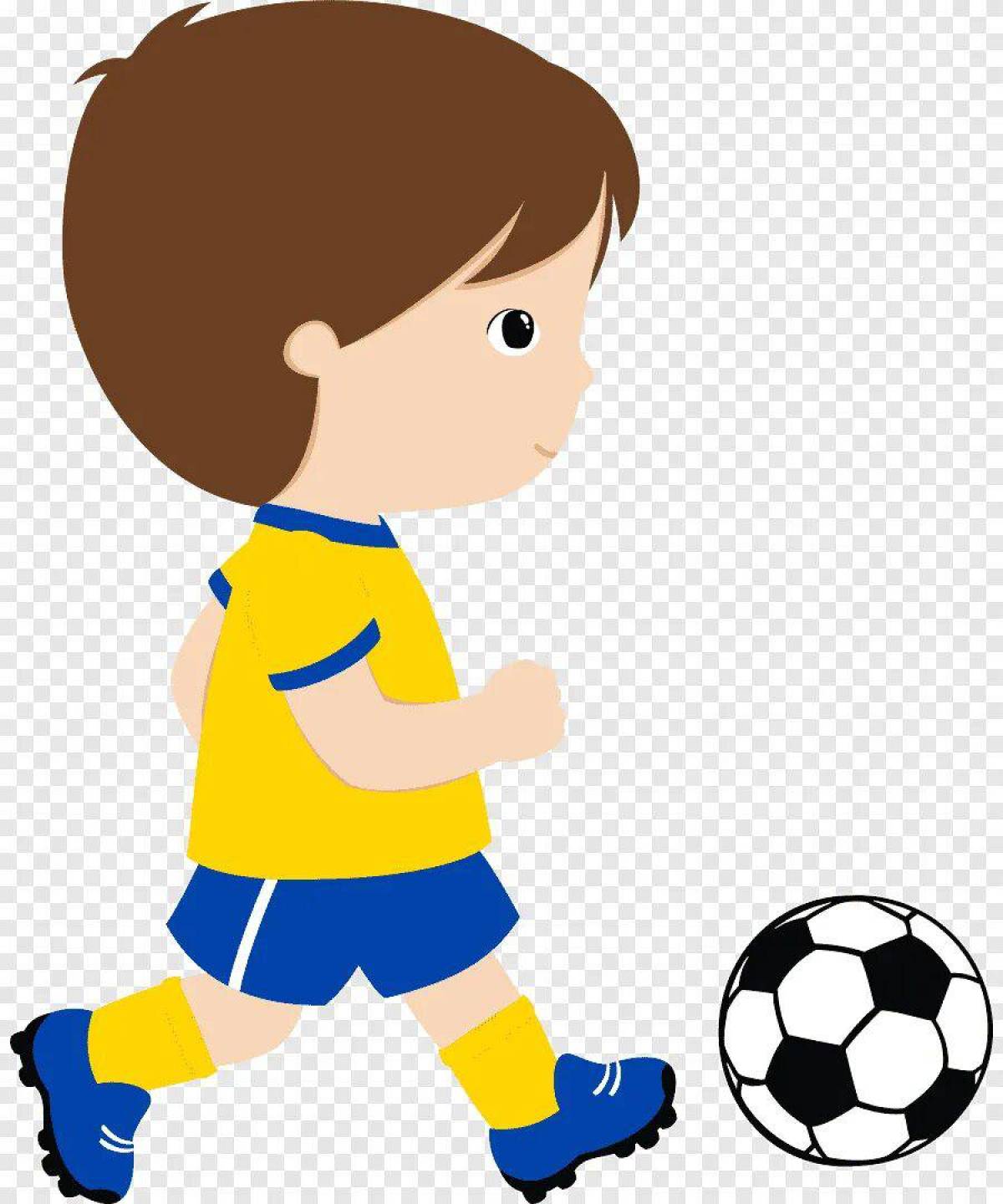 Футболист для детей #12