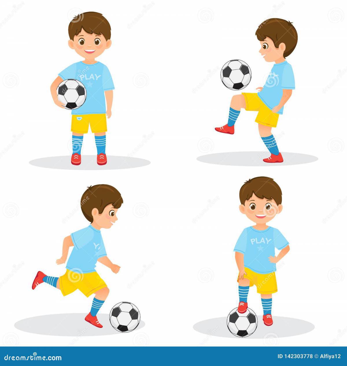 Футболист для детей #26