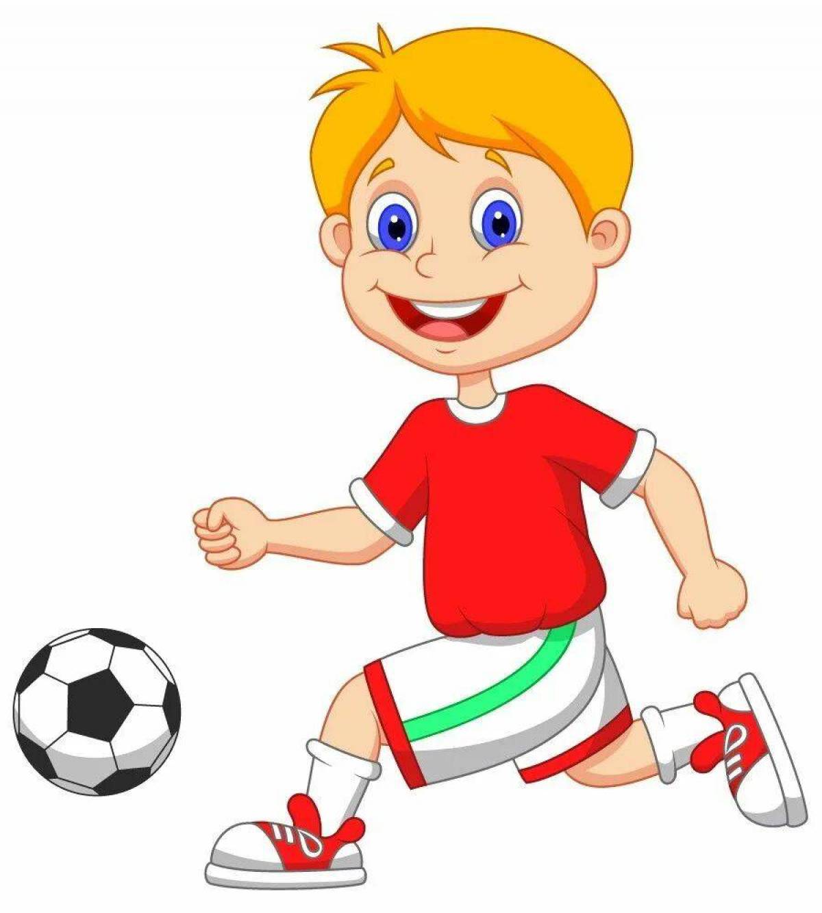 Футболист для детей #32