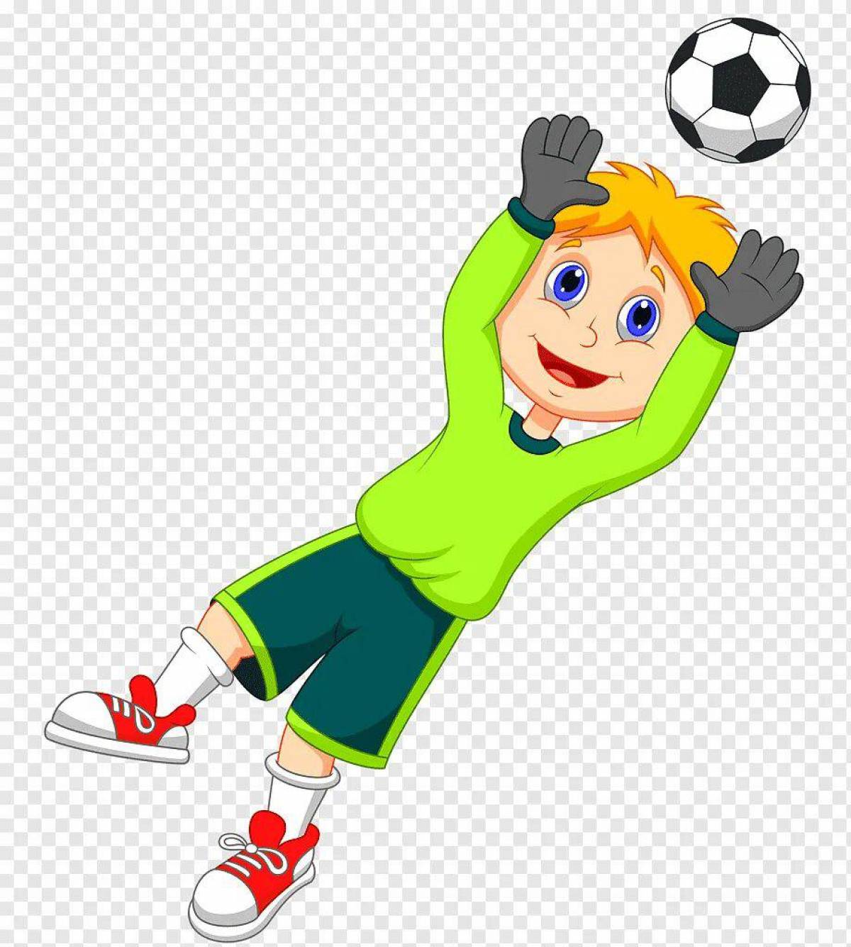 Футболист для детей #33