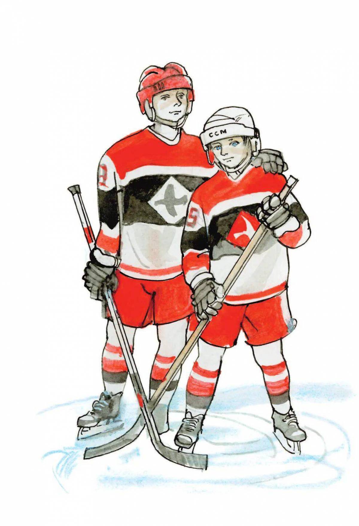 Хоккеист для детей #22