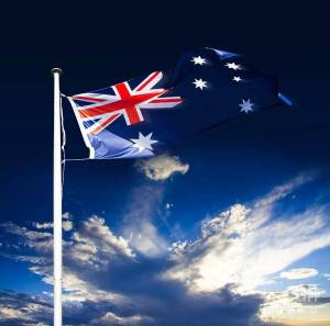 Раскраска флаг австралии #8 #168277