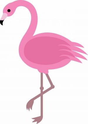 Раскраска фламинго для детей #2 #168599