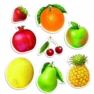 Раскраска фрукты для детей 2 3 лет #35 #169632