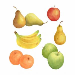 Раскраска фрукты для детей 4 5 лет #12 #169686