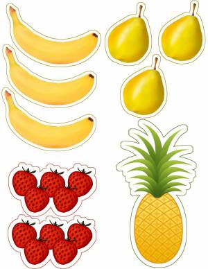 Раскраска фрукты для детей 4 5 лет #26 #169700