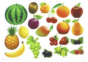 Раскраска фрукты для детей 6 7 лет #33 #169746