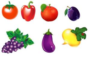 Раскраска фрукты и овощи для детей #14 #169805