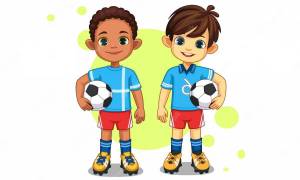 Раскраска футболист для детей #7 #170034