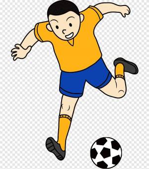 Раскраска футболист для детей #19 #170046