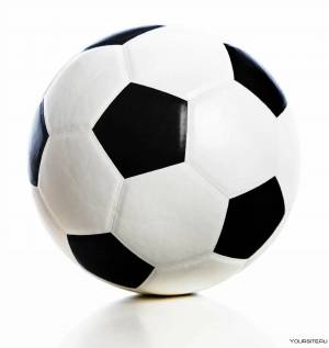 Раскраска футбольный мяч для детей #32 #170236