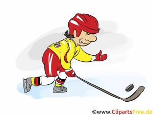 Раскраска хоккеист для детей #3 #171847