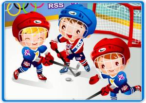 Раскраска хоккеист для детей #13 #171857