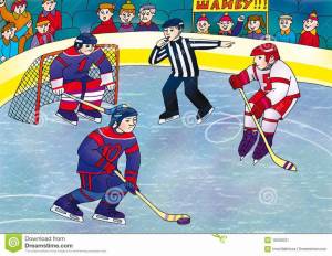 Раскраска хоккей для детей #5 #171913