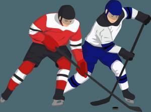 Раскраска хоккей для детей #8 #171916