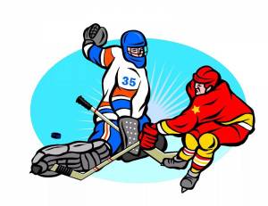 Раскраска хоккей для детей #23 #171931