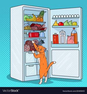 Раскраска холодильник для детей #5 #171983