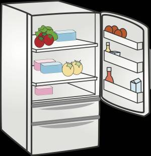Раскраска холодильник для детей #13 #171991