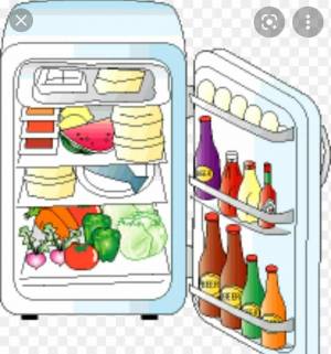 Раскраска холодильник для детей #19 #171997