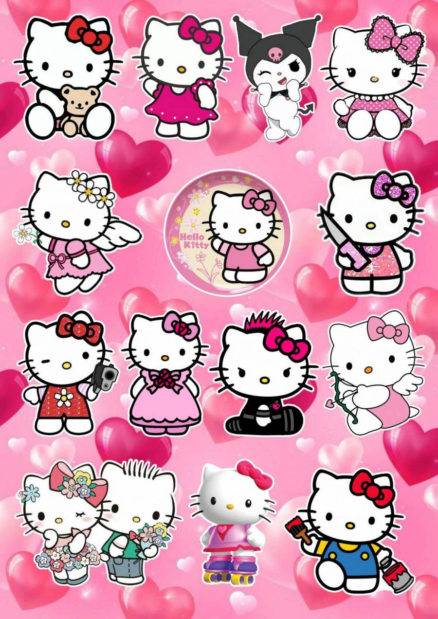 Картинки hello kitty аниме