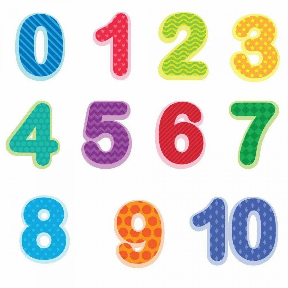 Любой от 1 до 12. Цифры для детей. Цветные цифры. Цветные цифры для детей. Карточки с цифрами красивые.