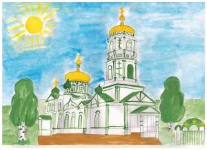 Раскраска храмы и церкви для детей #24 #172699