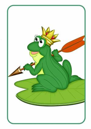 Раскраска царевна лягушка для детей #8 #173108