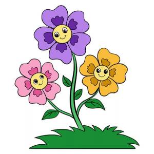 Раскраска цветок картинка для детей #24 #173596